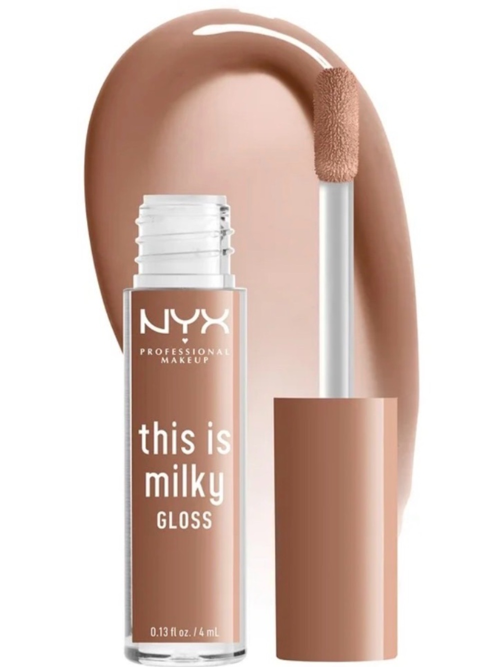 NYX This Is Milky Gloss Cookies & Milk Cool Beige Nude 0.13 oz